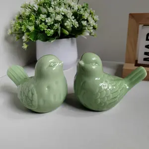 Ceramic Bird Figurines Ornaments, Home Decor Crafts, Garden Decorations, Gifts
