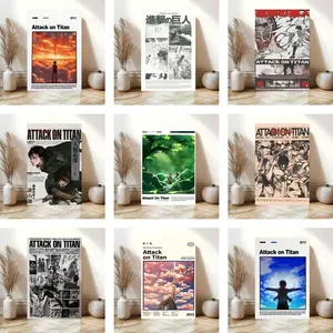 Attack on Titan Posters, Anime Prints, Manga Wall Art Prints, Fan Gifts, Posters, Room Decor