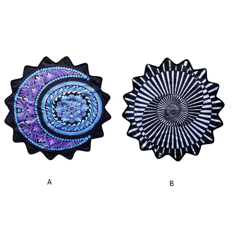 dapostar Handmade Vintage Sports Handkerchiefs - 450g Creative Design with 16-Point Rotating Star, AB-Style Distinct Patterns, for Ballet & Outdoor Recreation