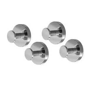 Heavy Duty No Drill Suction Cup Hooks Strong Adsorption Wall Mount Towel Hanger Multifunctional Hooks For Bathroom Kitchen Glass Mirror Storage-MM1