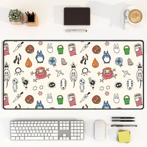 Studio Ghibli Icon Pattern Mouse Pad  For Home Decor And Workspace