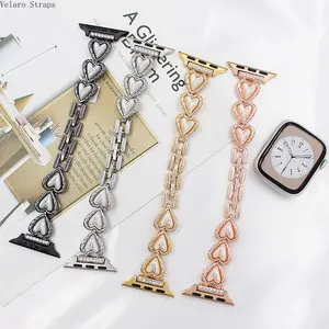 Braided Leather Rope Bracelet Watch Strap, Hybrid Steel Band