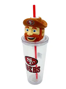 NFL Mascot Lid 24oz Sipper