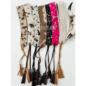 COWHIDE HAT BAND Leather Hat Band leather ties