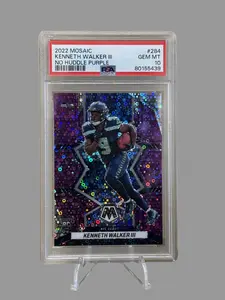 2022 Mosaic Kenneth Walker III NO Huddle Purple Disco /50