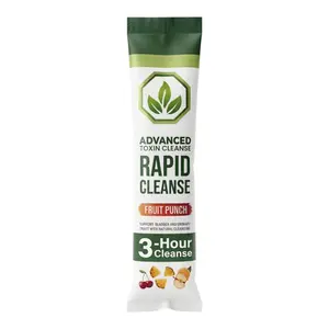 Rapid Cleanse | Natural Detox Drink Powder Stick Pack | Fast-Acting 3-Hour Bladder & Urinary Tract Cleanse | Electrolytes & Vitamins | Fruit Punch Flavor | No Refrigeration Needed