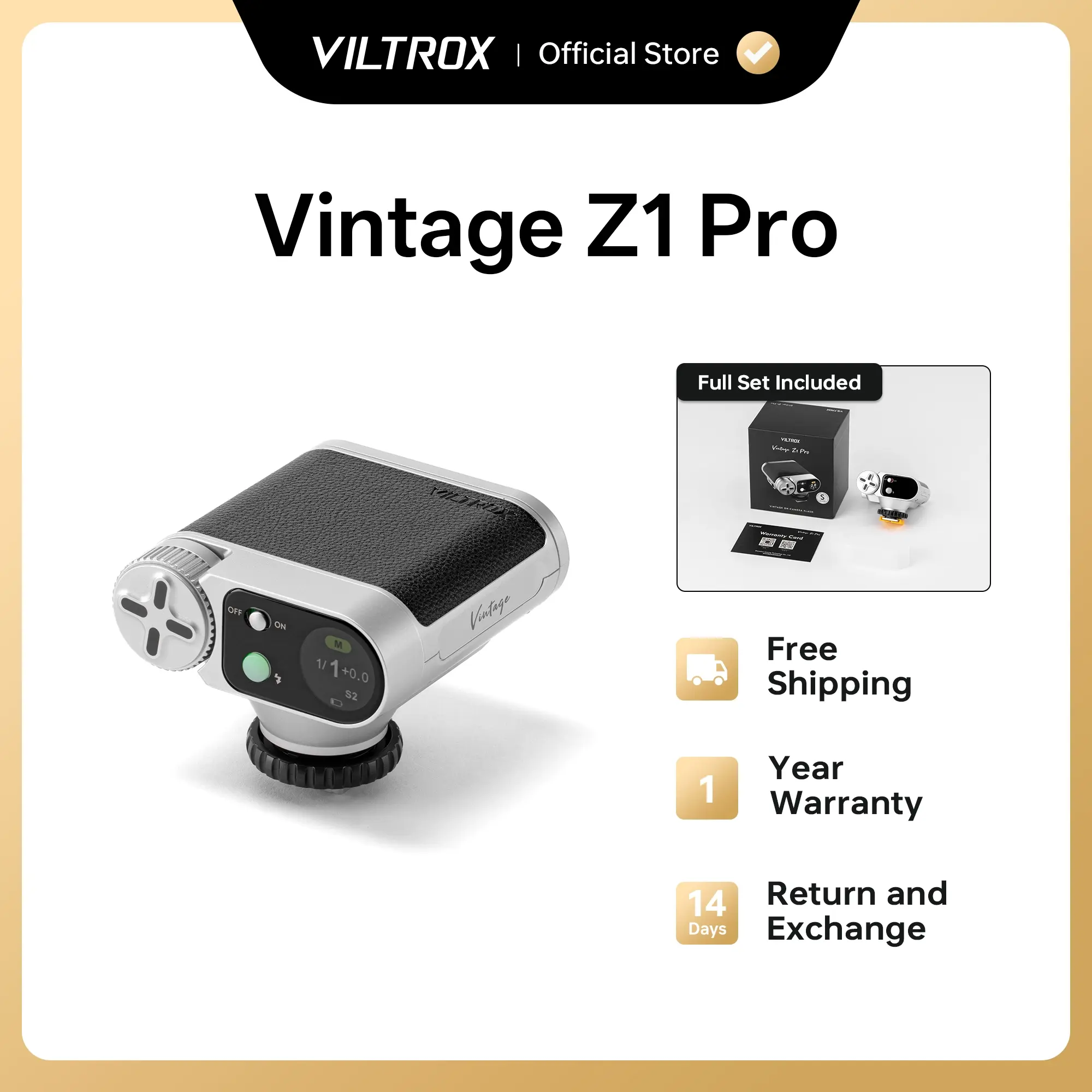 Vintage Z1 Pro Camera Flash
