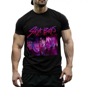 Saja Boys Demon Hunters Kpop Fan Merch T-Shirt - Casual Streetwear Tee for Concert & Everyday Wear - Gift for Idol Group Lover