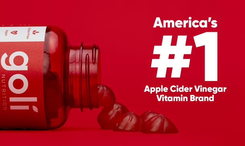 Goli Apple Cider Vinegar Gummy Vitamins, World's First - Vitamin B12, Gelatin-Free, Gluten-Free, Vegan & Non-GMO. America's #1 Apple Cider Vinegar Vitamin Brand Goli Apple Cider Vinegar Gummy Vitamins, World's First - Vitamin B12, Gelatin-Free, Gluten-Free, Vegan & Non-GMO. America's #1 Apple Cider Vinegar Vitamin Brand