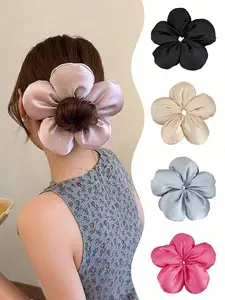 Women Elegant Hair Scrunchies, Hair Ties, Elastic Hair Accessory, 1pc/2pcs/4pcs, Suitable for Ponytail Hairstyle, Daily Use, Face Washing, Dating, Dinner, Photo Shoots, Gift for Friends