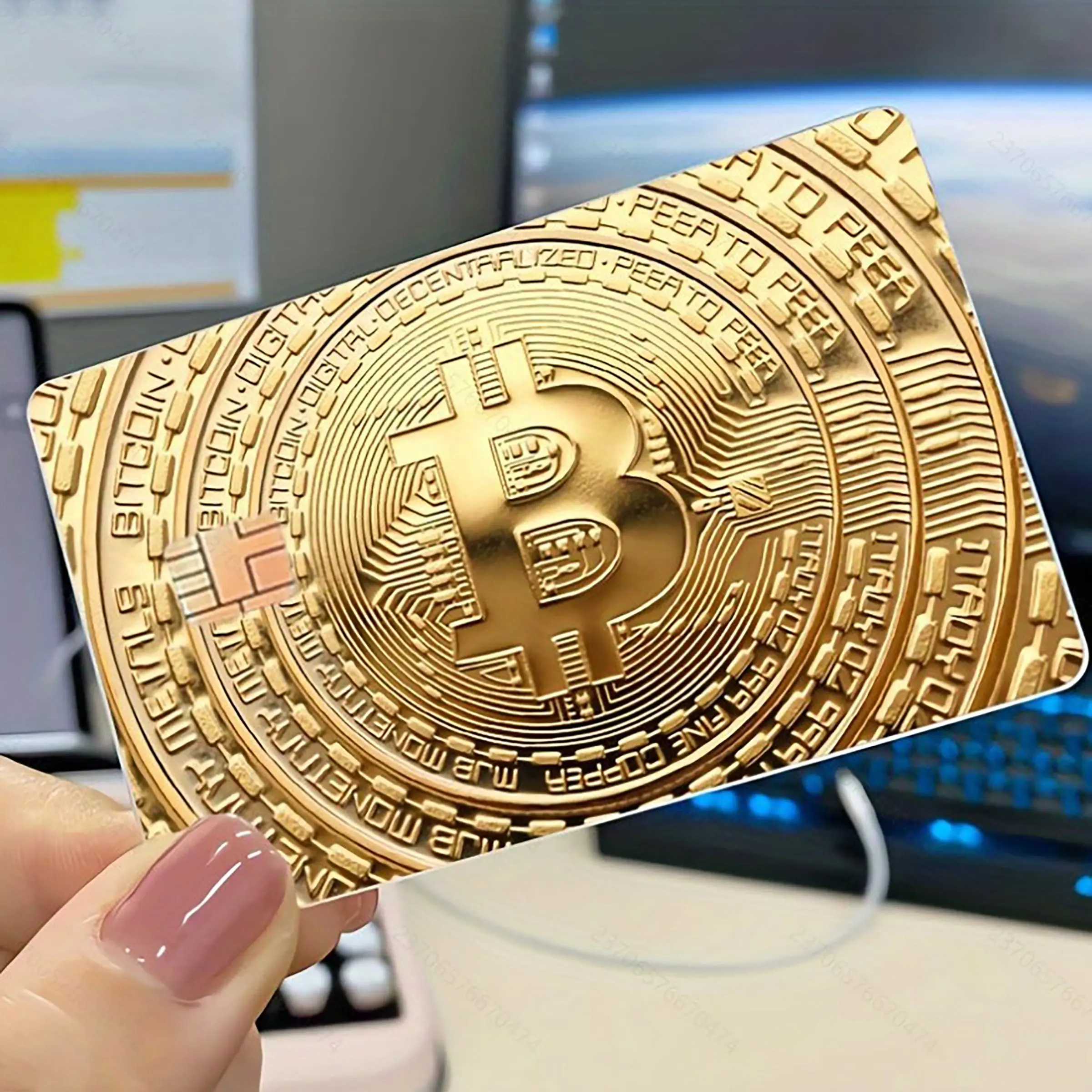10 Pcs Debit Card Skin, Bitcoin Cover Credit Card Sticker Bitcoin Stickers for Cards Funny Debit Card Credit Card Skin Adhesive Stickers Sticker Packs