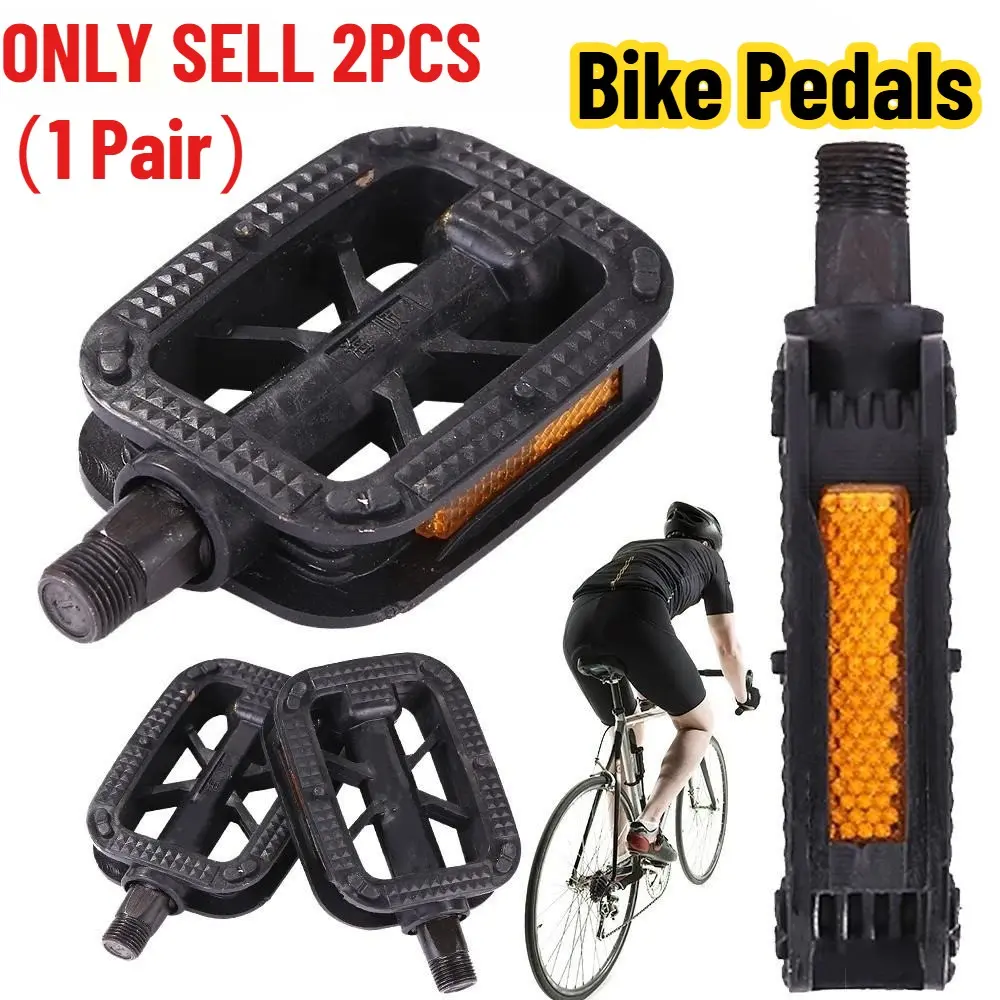 1 Pair Bicycle Pedals Ultralight MTB Road Pedals Bicycle MTB Accessories Foot Pedals Anti-skid Pedals Standard Universal Pedals Non Slip Pedal Bike Accessory