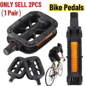 1 Pair Bicycle Pedals Ultralight MTB Road Pedals Bicycle MTB Accessories Foot Pedals Anti-skid Pedals Standard Universal Pedals