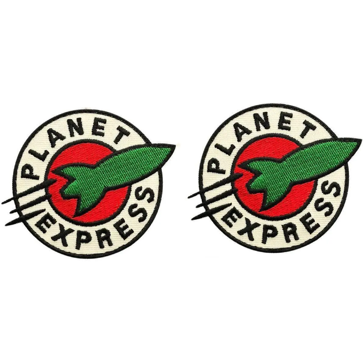 Futurama Planet Express Patch [2PC Bundle - Hook Fastener -PZ4]