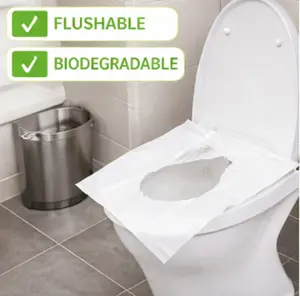 20 disposable toilet seat covers,10 per pack,2 packs,flushable,travel essential,suitable for adults and children's toilet training,airplane,road trip,camping and other occasions.