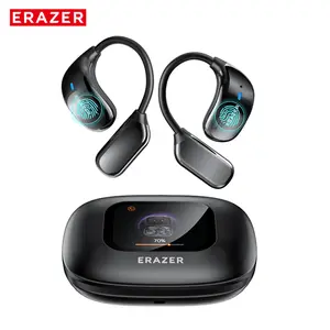 ERAZER XF23 Bluetooth Wireless Headset UV Disinfection Full Color Display Headphones OWS HIFI Stereo Full Color Display Headphones for Listening to Music and Calls, UV Anti-Virus Cleaning Headphones with Microphone