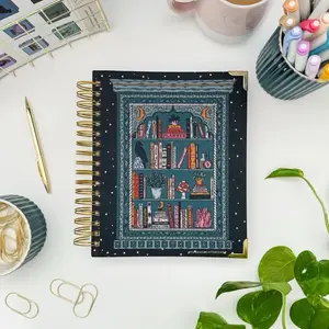 Hardcover Reading Planner for Book Lovers