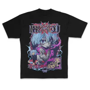 Neferpitou Anime T-Shirt, Hunter x Hunter Chimera Ant Graphic Tee, Manga Fan Shirt