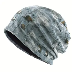 Aeropostale Unisex Vintage Letter Print Slouchy Beanie Lightweight No-Brim Elastic Skull Cap Warm Comfortable for All Seasons hot  beanie