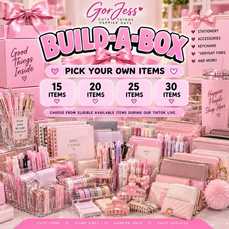 GorJess Build-a-Box | Pick Your Own Kawaii Items | 15–30 Pieces