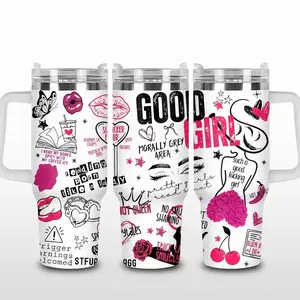 Good Girl Romance Tumbler 40oz, Spreads Those Page Dark Romance 40oz Tumbler, Gothic Fantasy Book Tumbler 40oz, Gift for Book Lover, Good Girl Tumbler