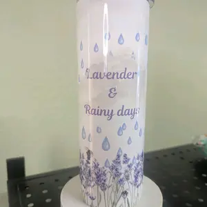 Kate Stewart Lavender and Rainy Days Ravenhood Legacy 20 oz Tumbler Officially Licensed Drinkware with Lavender Design Flasks Water Bottles Portable Mug