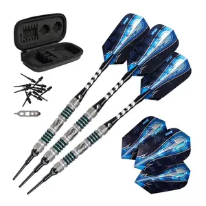 Viper Astro Darts 80% Tungsten Soft Tip Darts Green Rings 20 Grams