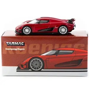 Tarmac Works 1:64 Koenigsegg Regera Red Metallic Global64 Series T64G-TL017-RE