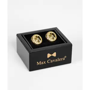 Golden Cufflink - Elegant Design with Gold Finish and Classic Style for Everyday Wear