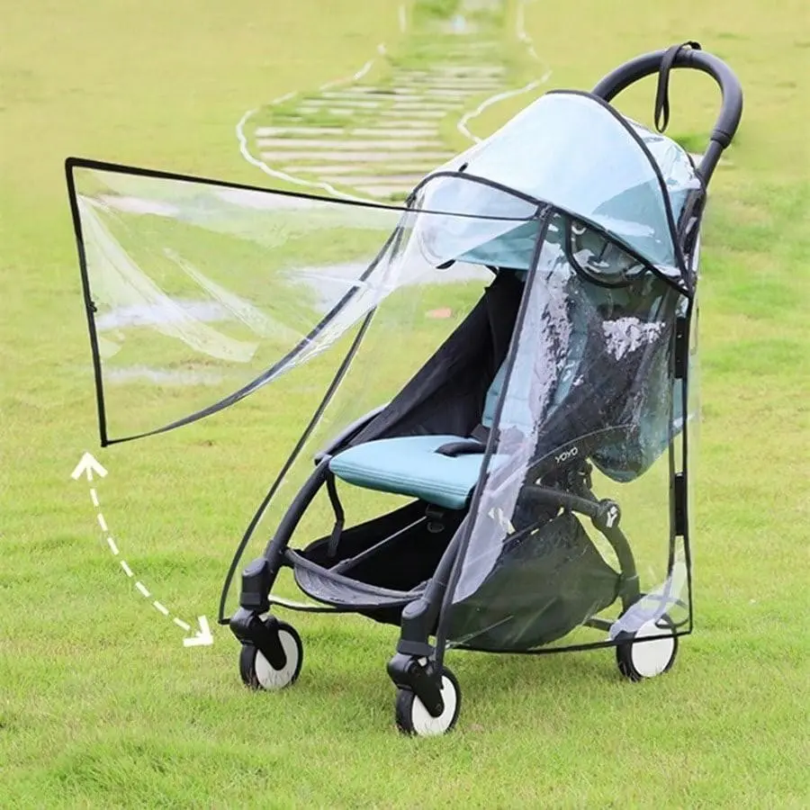 Yoyo3 Baby Stroller Rain Cover, Windproof and Waterproof, Compatible with Babyzen Yoyo1/2, Thick Eva Material, Food Grade