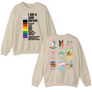 Equality Shirt, Human Rights shirt, Equal Rights, I Am a Safe Person T-Shirt,Pride Parade T-Shirt /Sweatshirt/Hoodie