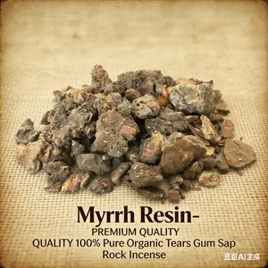 100% Pure & Organic Myrrh Resin | High-Quality Myrrh Tears (Authentic Gum Resin) | Bulk Supply for Aromatherapy & Ritual Use