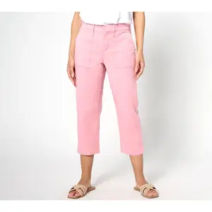 NYDJ Cropped Utility Pant - Coquette