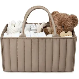 Baby Diaper Caddy Organizer, travel diaper tote, diaper bag, Stylish Storage Basket for Newborn Essentials, Diaper Station, Perfect Gift for Baby Shower