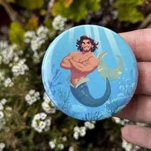 Lucas Merman Pin Back Button