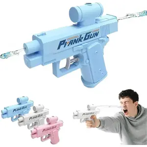 PrankWaterGunWater GunWaterblasterLargeCapacityOutdoor WaterCannonToy Automatic Water Gun Range: 8 Meters
