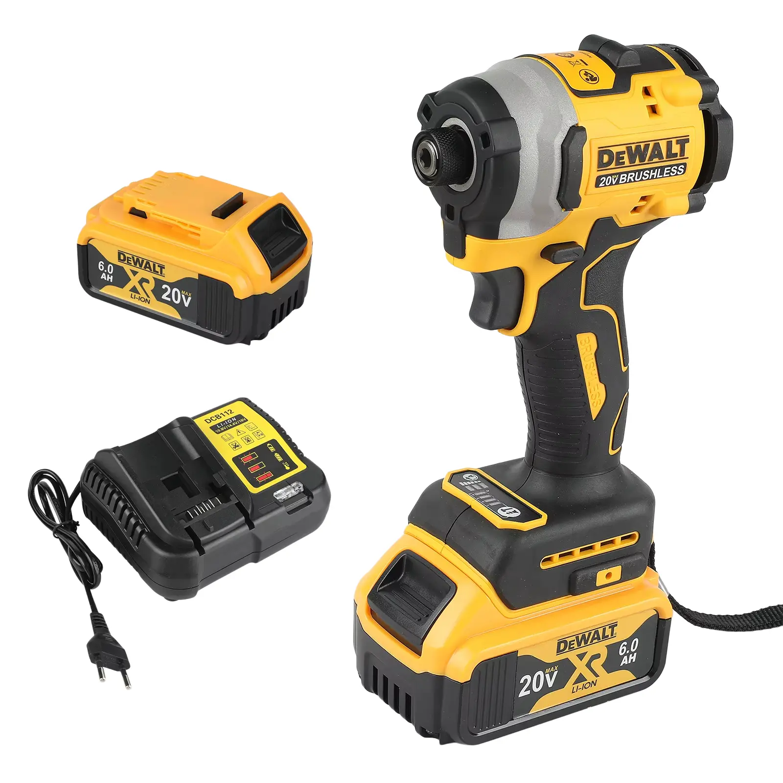 Dewalt DCF850 Cordless Brushless Motor Power Screwdriver, Portable Lightweight Driver with Stable Power Output, for Home Users’ Assembly Tasks & Workshop Projects, Includes Standard Battery & Charger