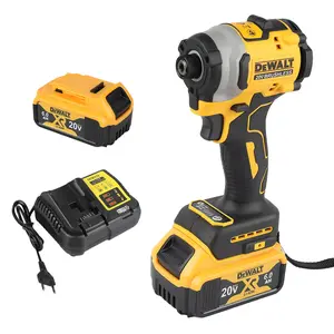 Dewalt DCF850 Portable Cordless Power Screwdriver, Lightweight Brushless Driver With Stable Power Output, Suited For Home Maintenance, Workshop Projects And Equipment Assembly, Comes With Standard Battery And Charger For Convenient Daily Use