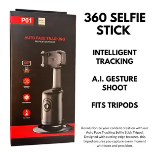 Auto Face Tracking Selfie Stick Tripod For Content Creators and Digital Marketing