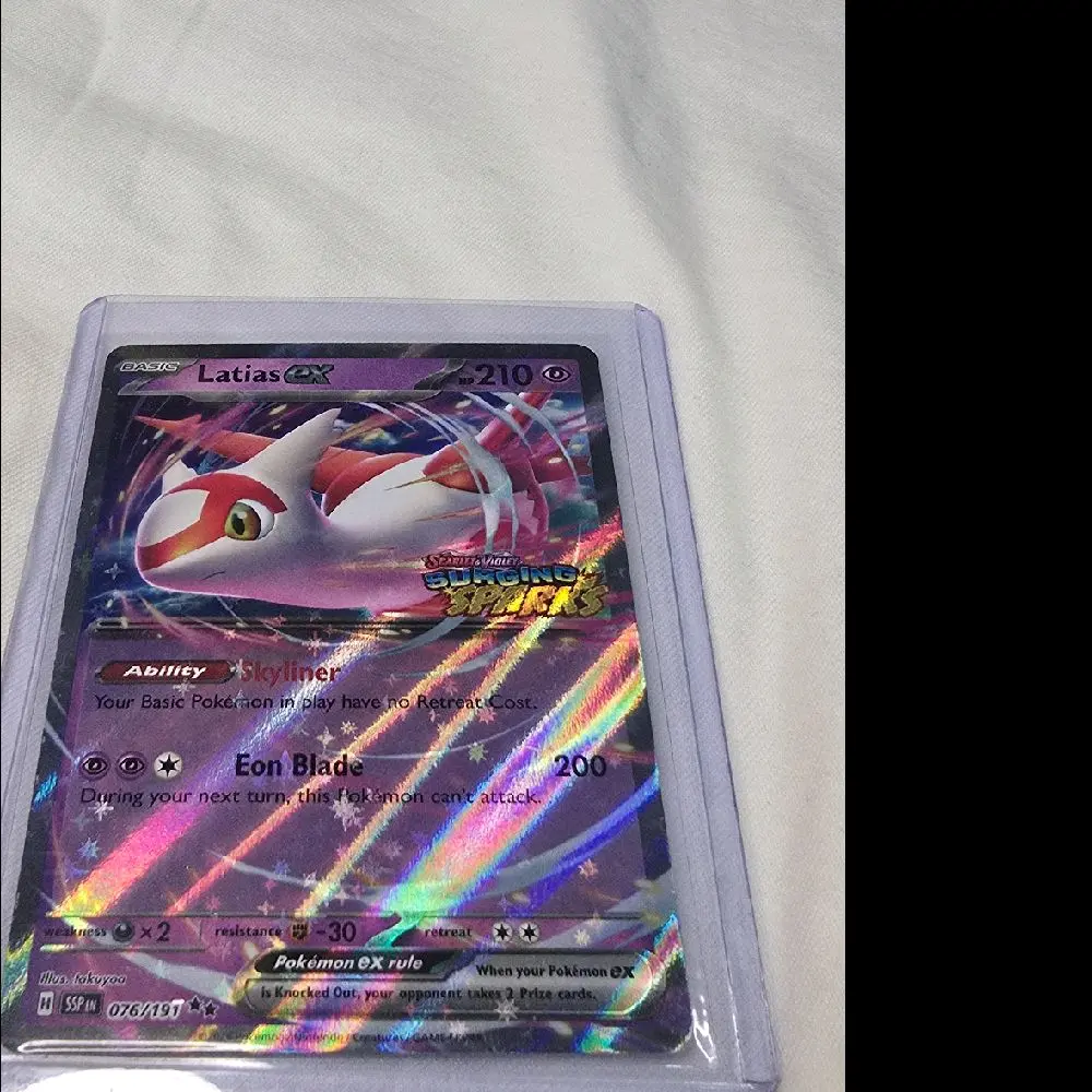 Latias EX SSP 076/191 Promo Raw Card - TikTok Shop Latias EX SSP 076/191 Promo Raw Card - TikTok Shop