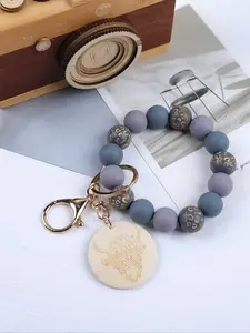 Colorful Beaded Yak Keychain Pendant, Carved Cow Tag Ornament, Trendy Cute Keychain, Detailed Design, Easy Key Storage, Perfect Gift for Friends & Holidays