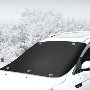 Magnetic Car Windshield Snow Cover, Car Windshield Sun Shade, Car Exterior Accessories for Winter & Summer, Suitable for Most Cars