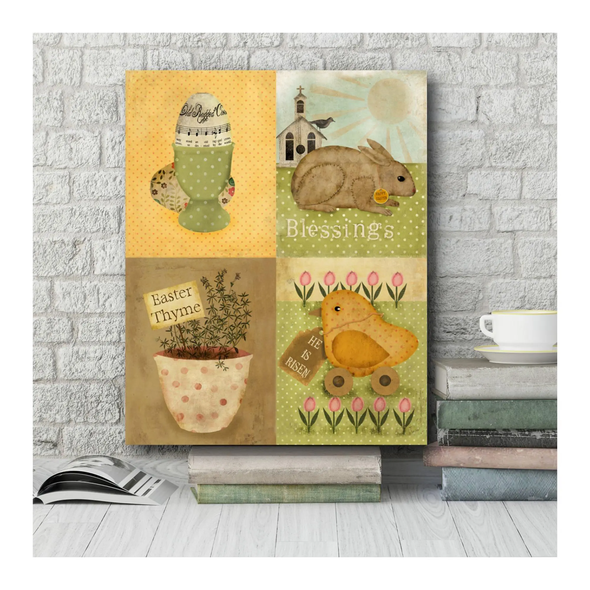 Courtside Market Easter Time 30x40 Canvas WallArt Courtside Market Easter Time 30x40 Canvas WallArt