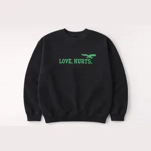 Embroidered Jalen Hurts Love Hurts Sweatshirt, LIX Eagles Shirt, Parade Tee, Jalen Hurts MVP T-Shirt, Jalen Hurts T-Shirt