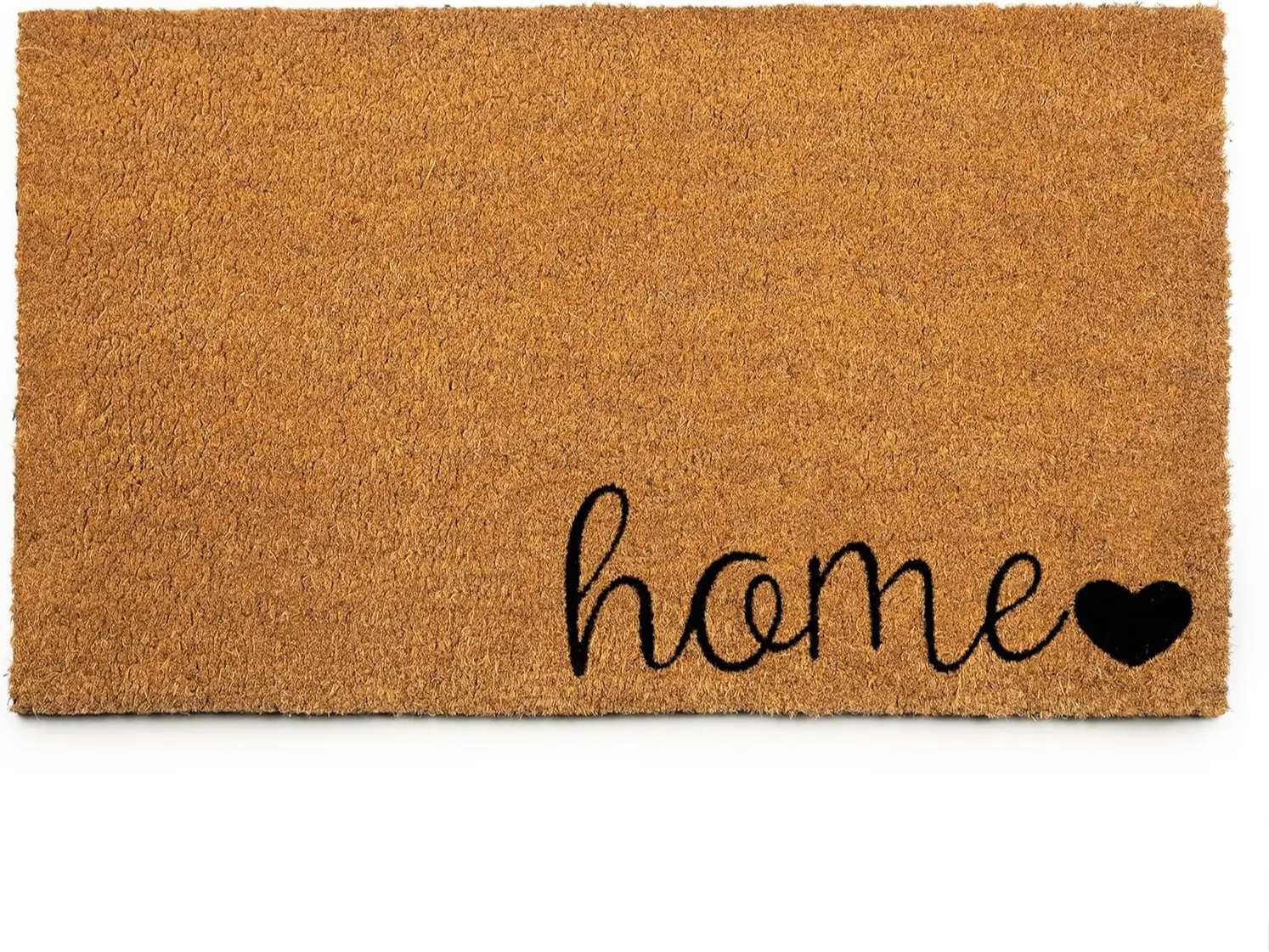 Home Door Mat Non-Slip Welcome Mats for Entryway or Porch - Easy to Clean Front Door Mat - Natural Brown