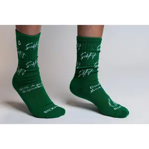 SickFit Slouch Socks- Green
