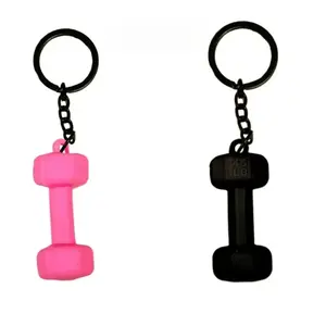 Mini Dumbbell Keychain Gym Outdoor Sports Enthusiast Keychain Fitness Gift Bag Decoration Backpack Decoration