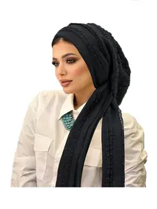Elegant Women's Floral Headscarf Hat, Long Tail Tie Design, Fashionable Hair Wrap Cap, Perfect for Daily Wear & Special Occasions