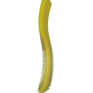 JIGGSAWMILLIONS Yellow Curved Comb - All Purpose Combs, All Hair Types, Detangling & Styling Comb