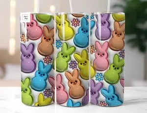 20 oz. Easter Bunny Peep Tumbler